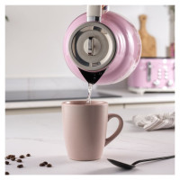 Salter EK5737PNKVDE Retro Rapid Boil Kettle Pink