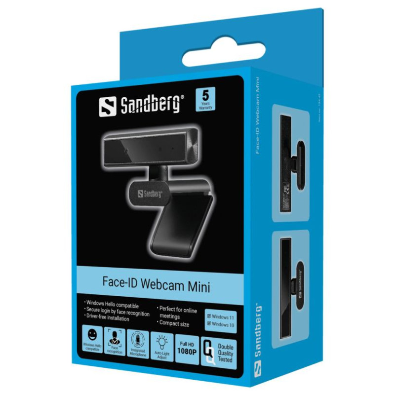 Sandberg 134-43 Face-ID Webcam Mini