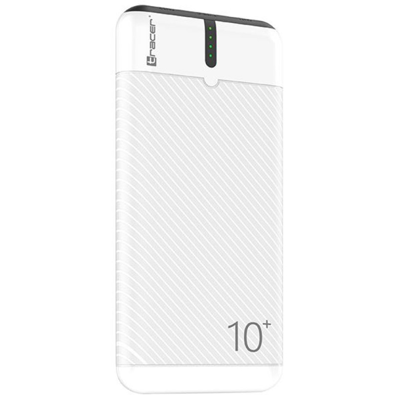 Tracer 47515 EnerGo 10000mAh Power Bank white/black