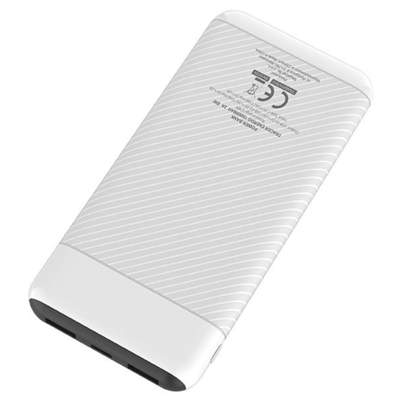 Tracer 47515 EnerGo 10000mAh Power Bank white/black