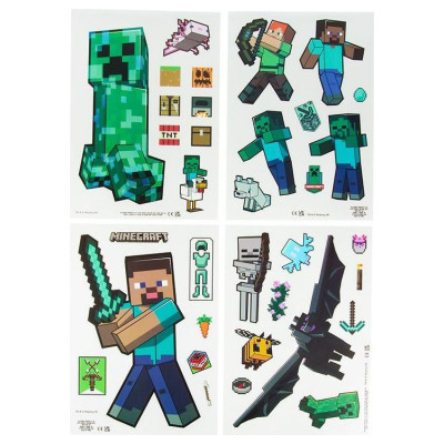Paladone Minecraft Window Cling Decals