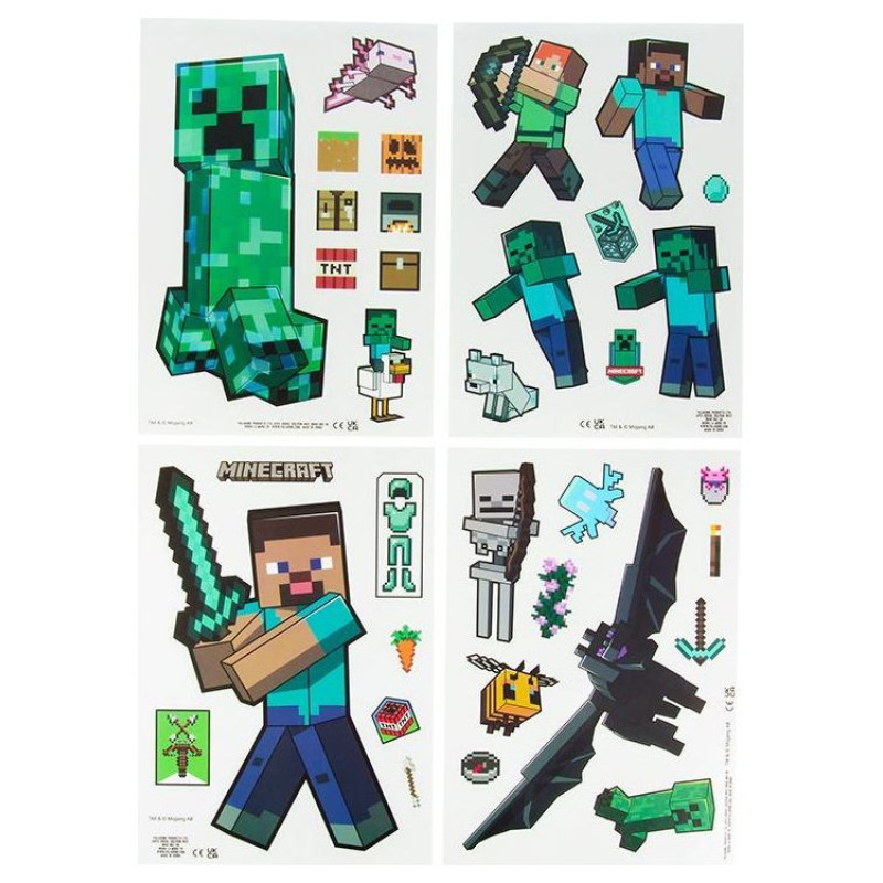 Paladone Minecraft Window Cling Decals