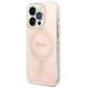 Guess 4G Print MagSafe Case + Charger Set for iPhone 14 Pro Max 6.7" - Pink
