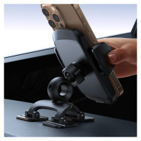 Joyroom JR-ZS259 clamp car holder with three adjustable legs - black