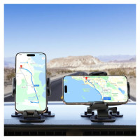 Joyroom JR-ZS259 clamp car holder with three adjustable legs - black