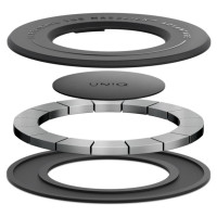 Uniq SnapMount Self-Adhesive Magnetic Holder - Black