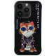 Nimmy Glasses Cool Cat Case for iPhone 15 Pro - Black