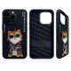 Nimmy Glasses Cool Cat Case for iPhone 15 Pro - Black