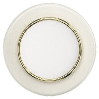 Popsockets Round Luxe Coconut Creme Enamel MagSafe Holder and Phone Stand