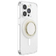 Popsockets Round Luxe Coconut Creme Enamel MagSafe Holder and Phone Stand