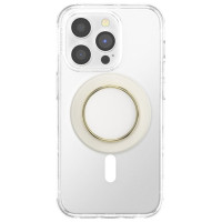 Popsockets Round Luxe Coconut Creme Enamel MagSafe Holder and Phone Stand