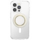 Popsockets Round Luxe Coconut Creme Enamel MagSafe Holder and Phone Stand