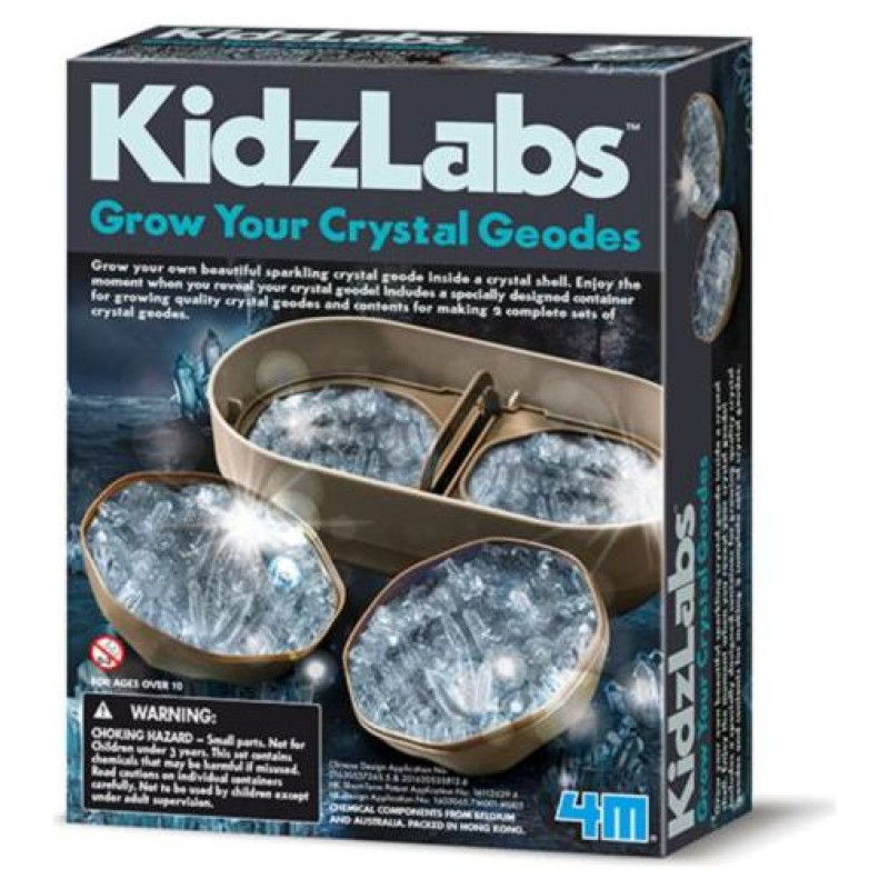 4M Ģeodu kristālu audzē&scaron;ana