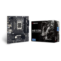Biostar Mainboard|BIOSTAR|Intel H610|LGA1700|Micro-ATX|Memory DDR5|Memory slots 2|1xPCI-Express 3.0 1x|1xPCI-Express 4.0 16x|1xM.2|1x15pin D-sub|1xHDMI|4xUSB 2.0|2xUSB 3.2|1xPS/2|1xRJ45|3xAudio port|H610MHD5