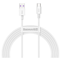 Baseus Superior cable USB - USB TypeC 66 W 6A 2 m White (CATYS-A02)