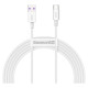 Baseus Superior cable USB - USB TypeC 66 W 6A 2 m White (CATYS-A02)