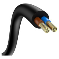 Baseus GaN3 Pro fast charger GaN 2 x USB Type C / 2 x USB 65W PD, QC4.0+, AFC, PPS + cable USB Type C - USB Type C 1m black (CCGP040101)