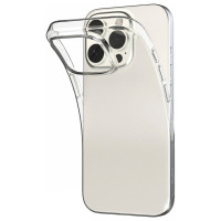 Puro 03 Nude Silicone Case for iPhone 16 Pro Max - Transparent