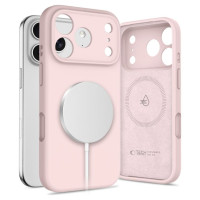 Tech-Protect Silicone MagSafe Case for iPhone 17 Pro Max - Pink