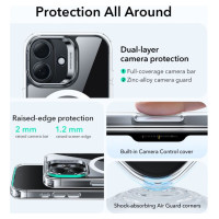 ESR Classic Hybrid Kickstand MagSafe Case for iPhone 17 - Clear
