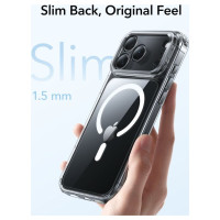 ESR Classic Hybrid Kickstand MagSafe Case for iPhone 17 Pro - Clear