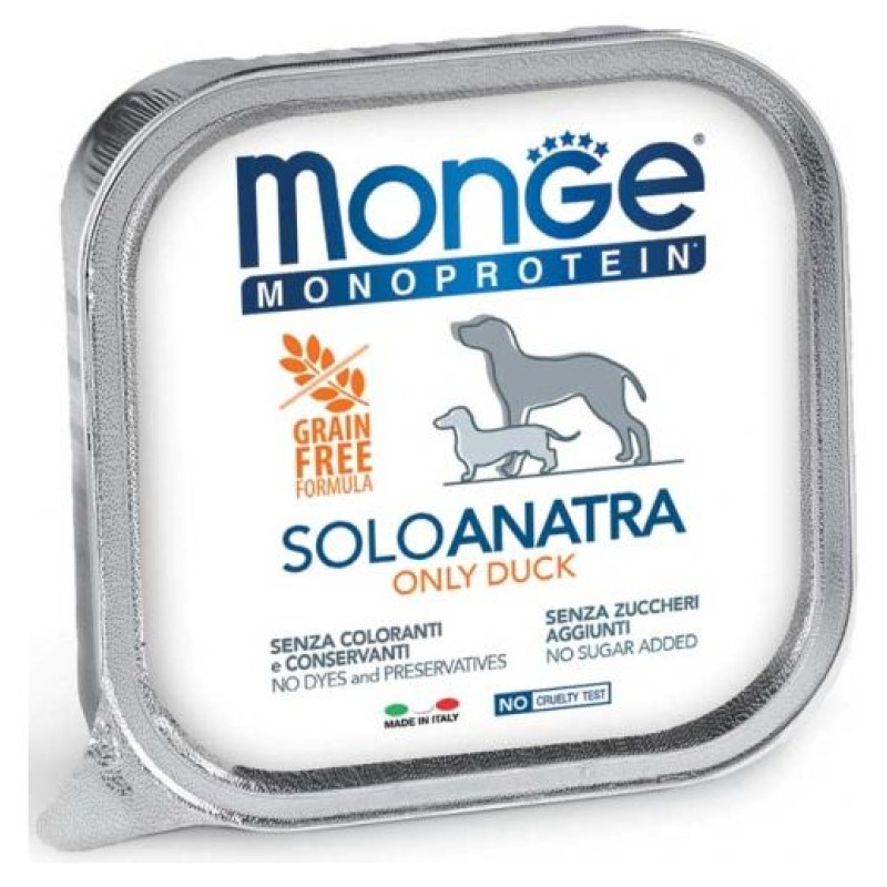 Monge Dog Monoprotein Pate Only Duck 150 g