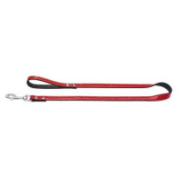 Hunter Leash Modern Art Fashion Kroko 18/100 nickel Art leather Kroko red/Art