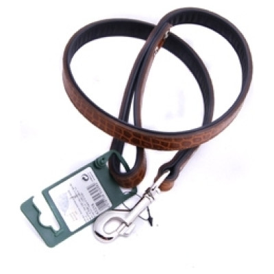 Hunter Regulējamā pavada Kroko 13/200 Krokoāda brūna/ iek&scaron;pusē melna