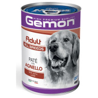 Gemon Dog pate Adult with lamb 0.4kg - pastēte suņiem