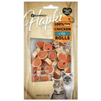 Flamingo gardumi kaķiem FISH CHICKEN ROLLS 50 g.