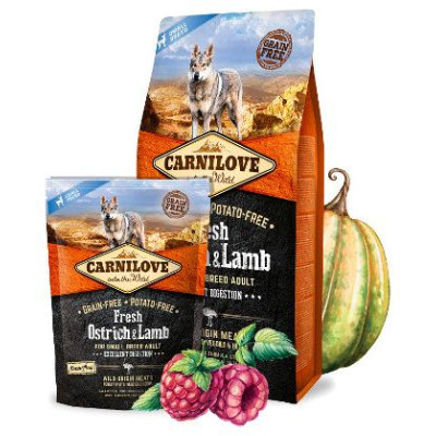 Carnilove Fresh Ostrich & Lamb for small breed 1,5 kg barība suņiem
