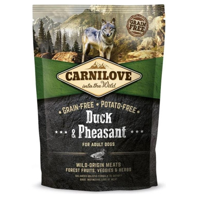 Carnilove Duck & Pheasant for Adult 1,5 kg barība suņiem
