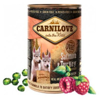Carnilove Wild Meat Salmon & Turkey for Puppies 400 g konservi suņiem