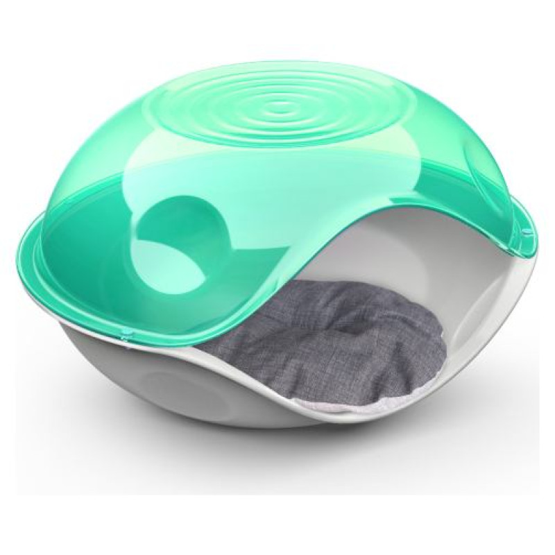 Georplast Plastmasas guļvieta Duck Plain Transparent ar spilvenu cm.57x48x32