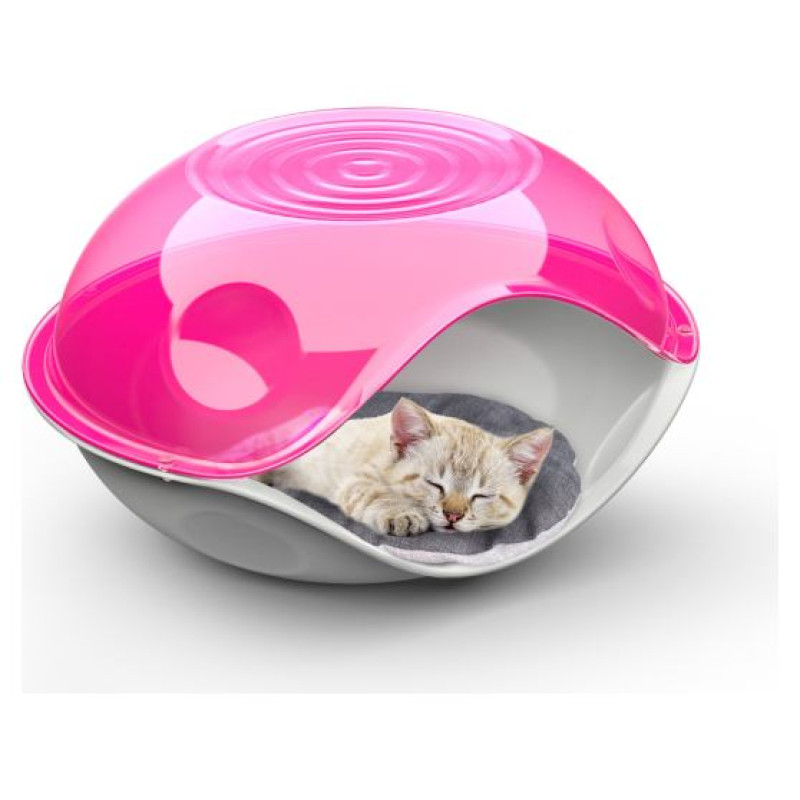 Georplast Plastmasas guļvieta Duck Plain Transparent ar spilvenu cm.57x48x32