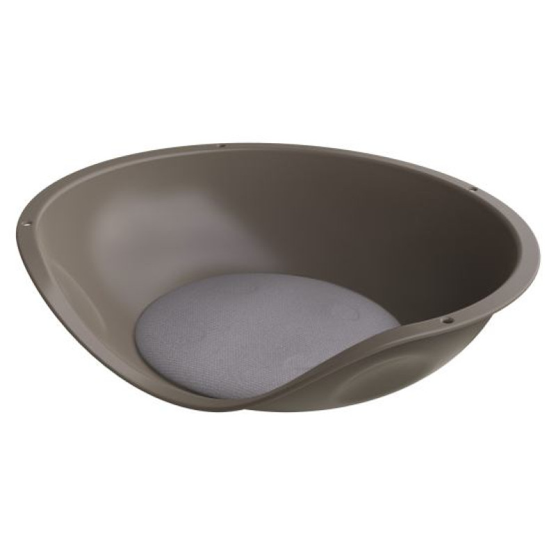 Georplast Plastmasas guļvieta 57x48x16h ar izņemamu spilvenu, daž.krāsas