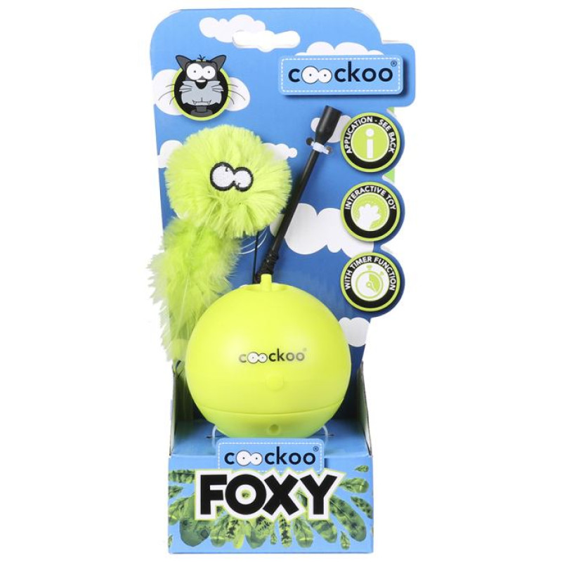 Europet Bernina Rotaļlieta kaķiem Foxy Magic Ball lime
