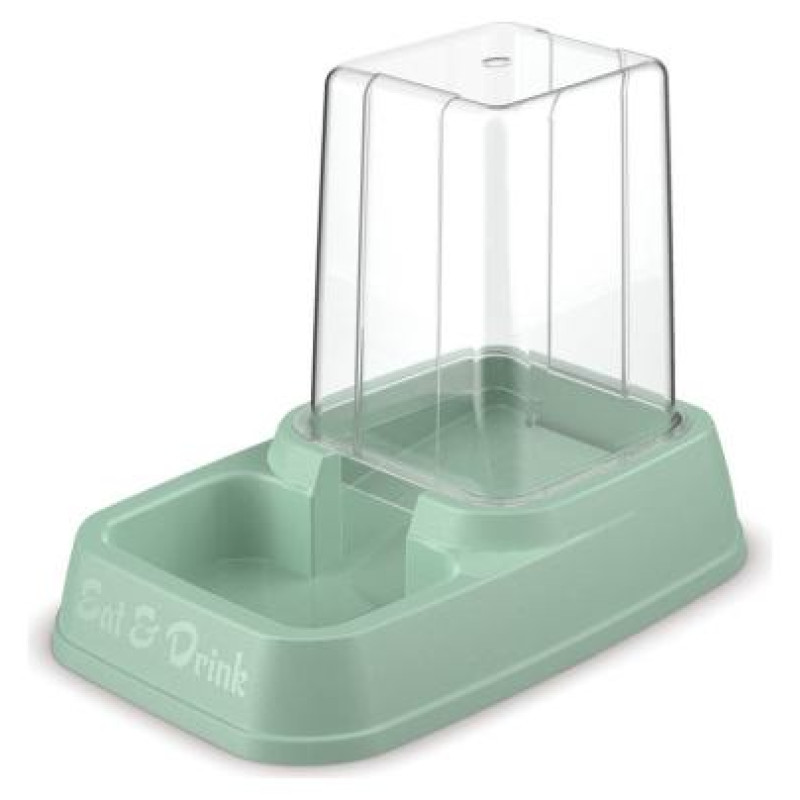 Georplast Dozators barībai/ūdenim Eat & Drink cm 33,5x20x27,5  - lt.3,70 neslīdo&scaron;s