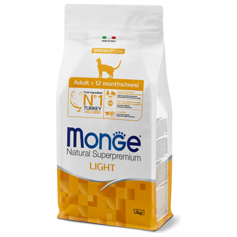 Monge Cat Adult Light Turkey 1,5 kg