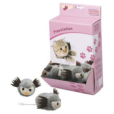Europet Bernina Rotaļlieta kaķiem  Shaking owl 7,6 cm