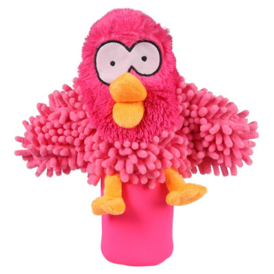 Europet Bernina Oohoo bottle squeaker 27cm pink - rotaļlieta suņiem