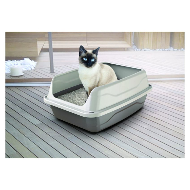 Georplast Atvērtā kaķu tualete ar apmali Sonic Big 56x40x24 cm