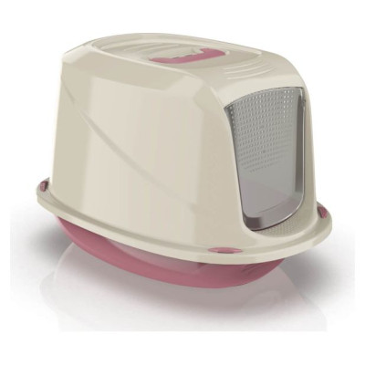 Georplast Slēgtā kaķu tualete ar filtru Galaxy Jumbo 57x39,5x38 cm, dažādas krāsas