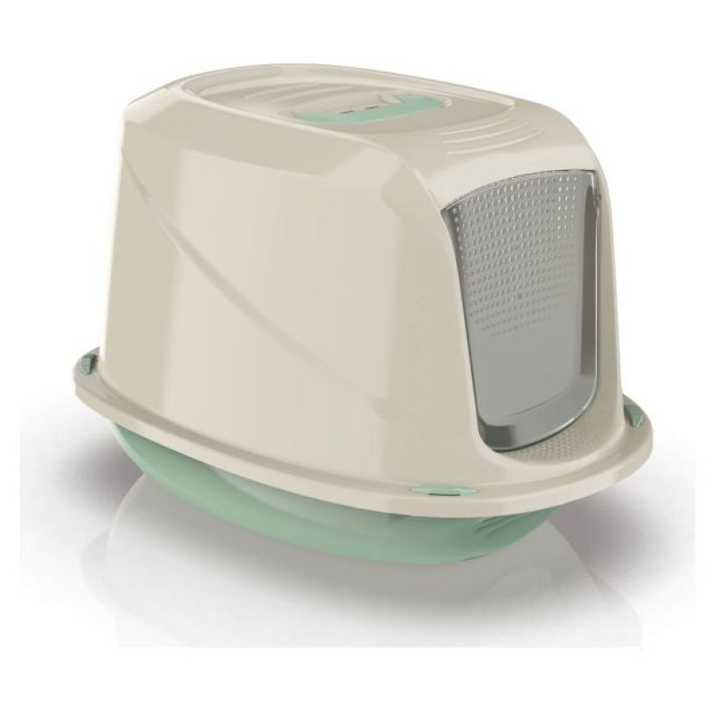 Georplast Slēgtā kaķu tualete ar filtru Galaxy Jumbo 57x39,5x38 cm, dažādas krāsas