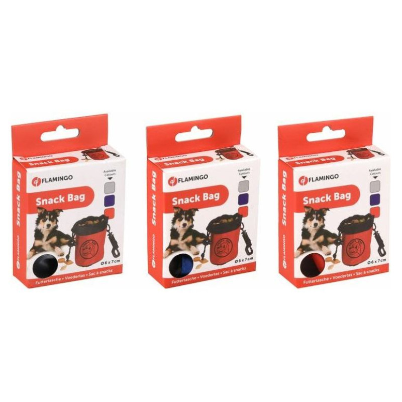 Flamingo somiņa gardumiem 6,5x9cm