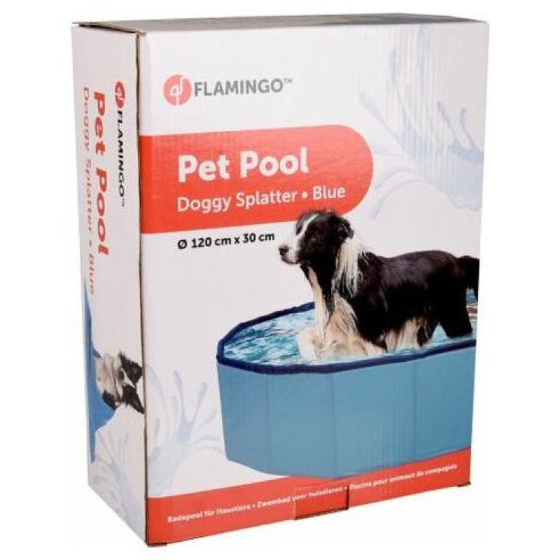 Flamingo baseins suņiem BLUE 120x30cm