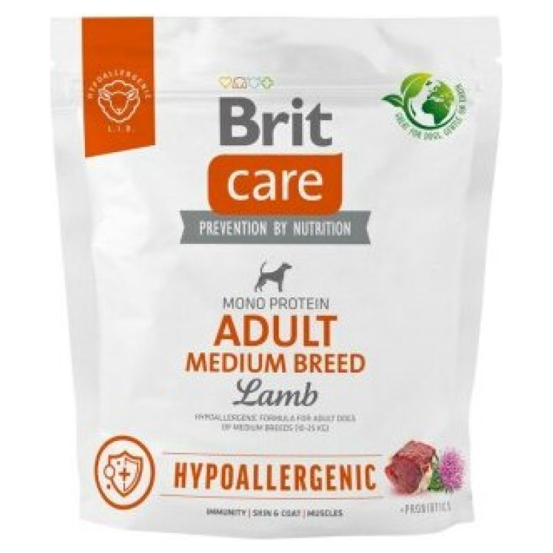 Brit Care HP Adult Medium Lamb&Rice 1 kg