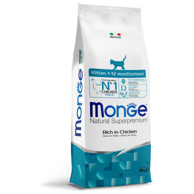 Monge Cat Kitten Rich in Chicken 10 kg