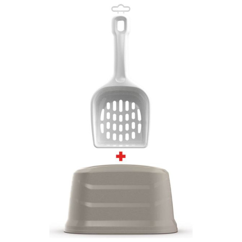 Georplast Lāpstiņu turētājs + lāpstiņa 21,5x12x28 h