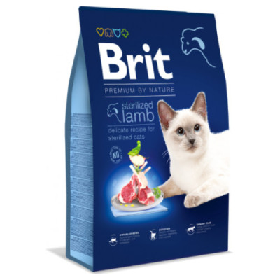 Brit Premium Cat Sterilized Lamb 1,5 kg